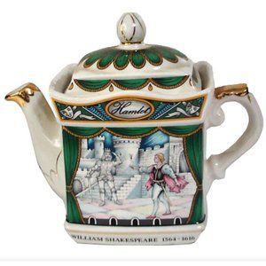 Sadler Vintage "Hamlet by Shakespeare" Ceramic Teapot